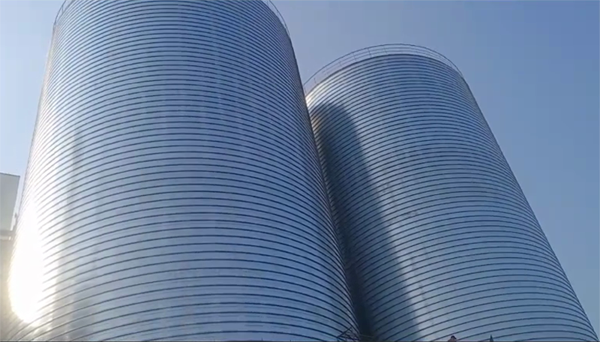 石嘴山2座混凝土高架卷板仓